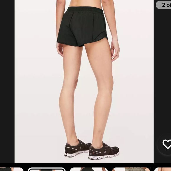 Lululemon Hotty Hot Short II *2.5" Black | SIZE: 8 y’all - Picture 4 of 6